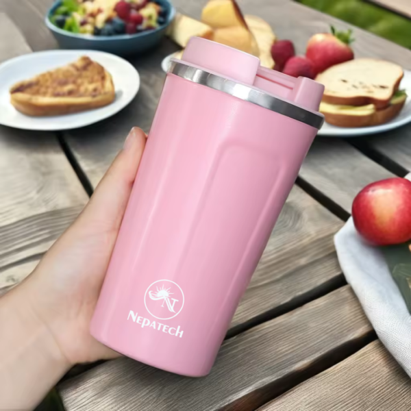 NepaTech Digital Coffee Mug – 550ml Smart Temperature Control Travel Mug
