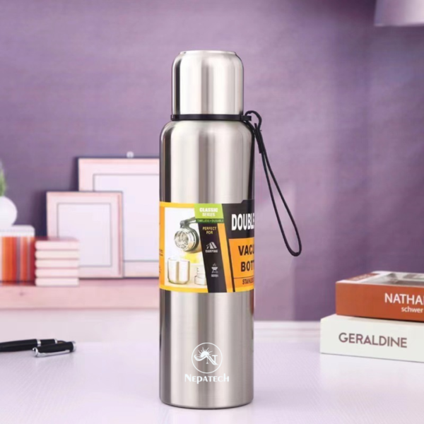 NepaTech NT Cup Lid 1000ml Flask Thermos – Ultimate Insulated Bottle for Hot & Cold Drinks - Image 3