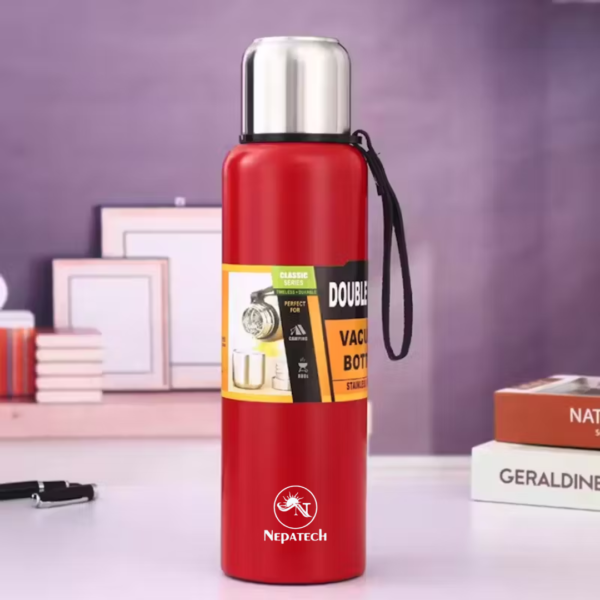 NepaTech NT Cup Lid 1000ml Flask Thermos – Ultimate Insulated Bottle for Hot & Cold Drinks