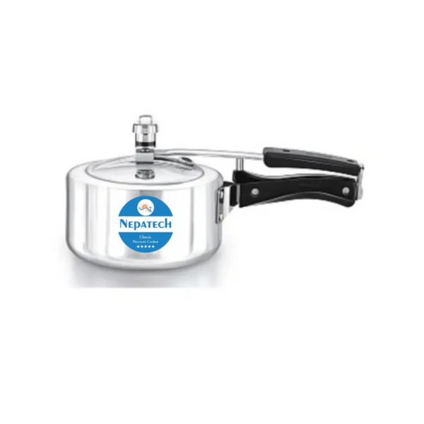 NepaTech Pressure Cooker – 1.5L | Compact & Durable Aluminum Cooker for Quick, Safe & Efficient Cooking
